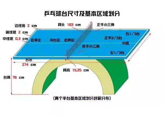 乒乓球台尺寸详解及标准尺寸图片分享-第2张图片-www.211178.com_果博福布斯